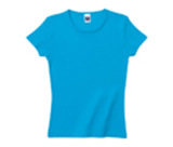 リブクルーネックTシャツ