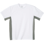 アクティブTシャツホワイト×グレー